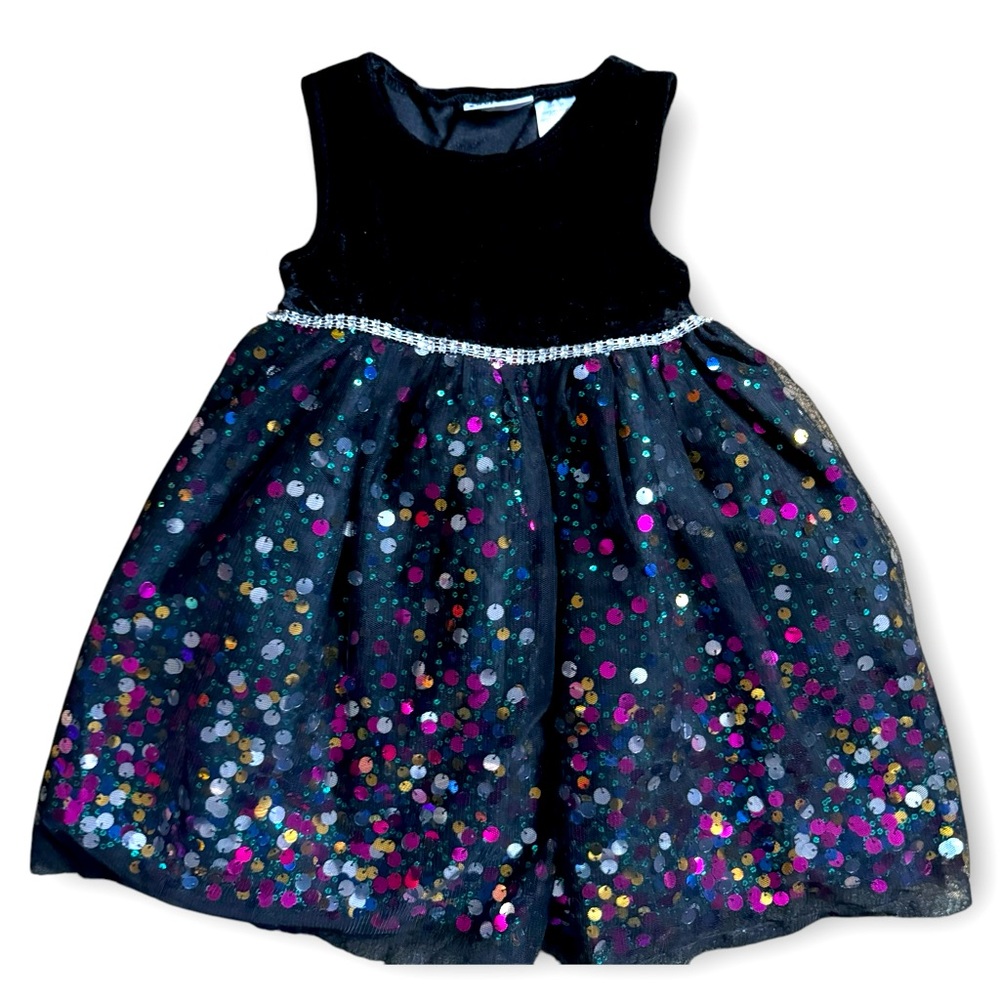 Blueberi Boulevard 3T holiday dress with sequins